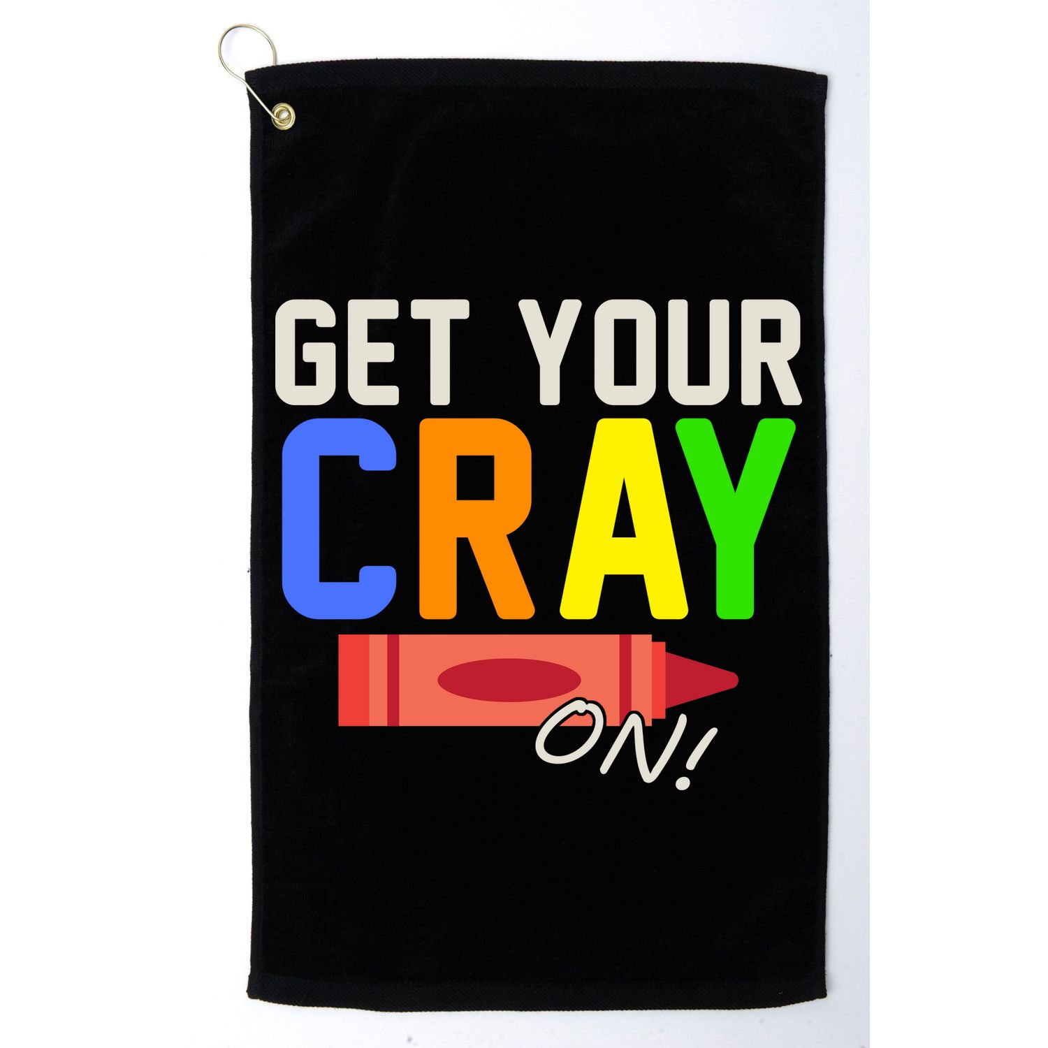 Get Your Cray-On! Fun Back To School Golf Towel