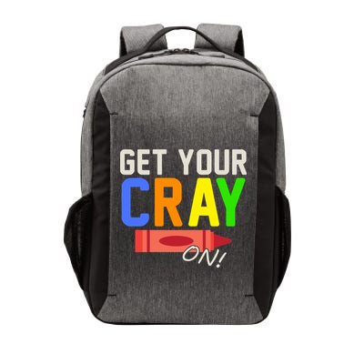 Get Your Cray-On! Fun Back To School Vector Backpack
