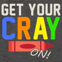 Get Your Cray-On! Fun Back To School Vector Backpack