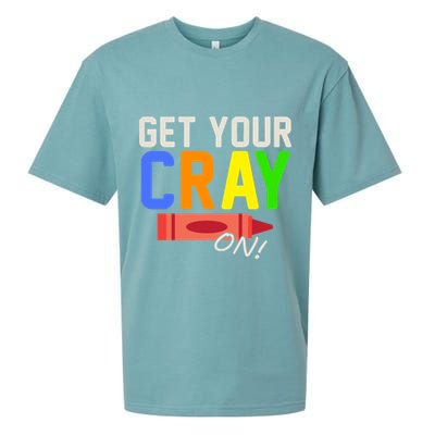 Get Your Cray-On! Fun Back To School Sueded Cloud Jersey T-Shirt
