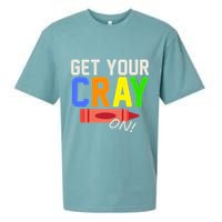 Get Your Cray-On! Fun Back To School Sueded Cloud Jersey T-Shirt