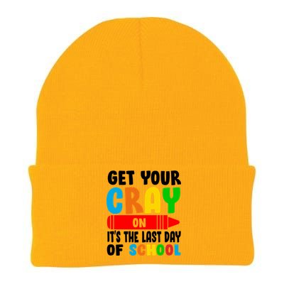 Get Your Crayon It's The Last Day Of School Knit Cap Winter Beanie