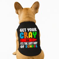 Get Your Crayon It's The Last Day Of School Doggie Tank