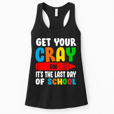 Get Your Crayon It's The Last Day Of School Womens Tank Top