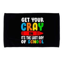Get Your Crayon It's The Last Day Of School Microfiber Hand Towel