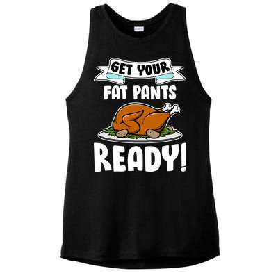 Get Your Fat Pants Ready Ladies PosiCharge Tri-Blend Wicking Tank