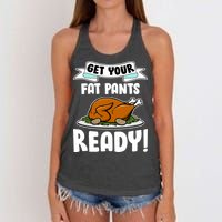 Get Your Fat Pants Ready Women's Knotted Racerback Tank