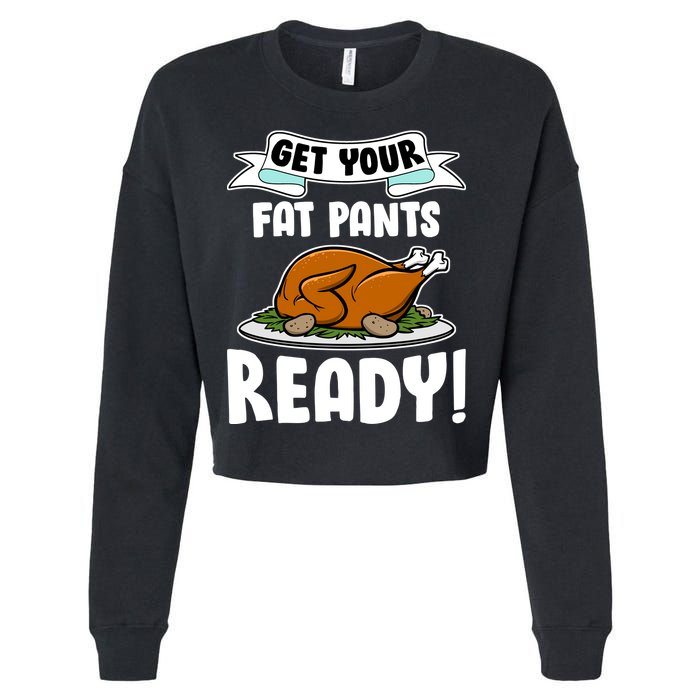Get Your Fat Pants Ready Cropped Pullover Crew
