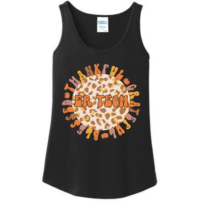 Grateful ER Tech Celebrating Thanksgiving in the Emergency Room Ladies Essential Tank