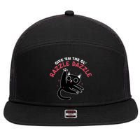 Give Em The Ol Razzle Dazzle Cat Funny 7 Panel Mesh Trucker Snapback Hat