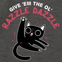 Give Em The Ol Razzle Dazzle Cat Funny Vector Backpack