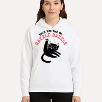 Give Em The Ol Razzle Dazzle Cat Funny Hoodie