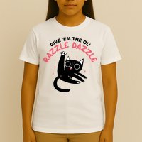 Give Em The Ol Razzle Dazzle Cat Funny T-Shirt