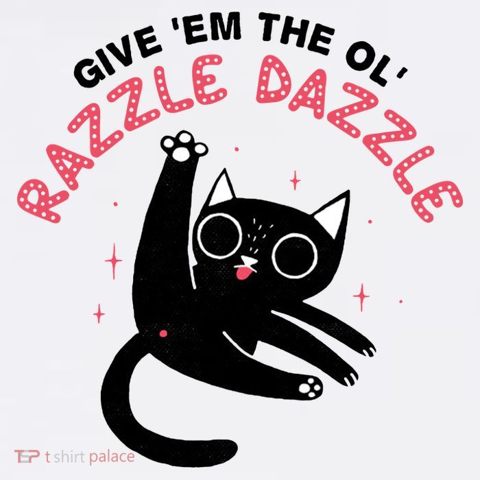 Give Em The Ol Razzle Dazzle Cat Funny Bucket Hat