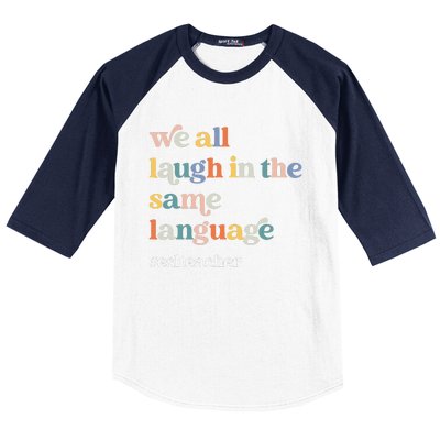 Groovy Esl Teacher Esol Student Back To School First Day Baseball Sleeve Shirt