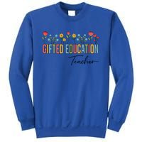 Gifted Education Teacher Wildflowers Back To School Gift Sweatshirt