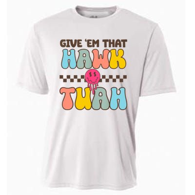 Give Em That Hawk Tuah Spit On That Thing Cooling Performance Crew T-Shirt