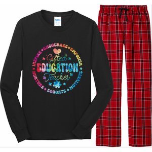 Gifted Education Teacher Appreciation Week Back To School Gift Long Sleeve Pajama Set