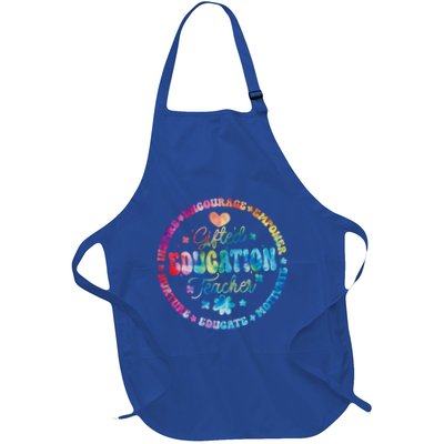 Gifted Education Teacher Appreciation Week Back To School Gift Full-Length Apron With Pockets