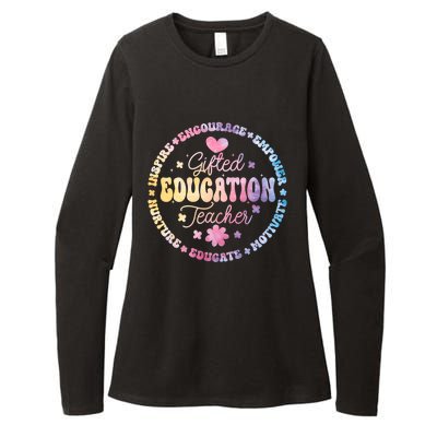 Gifted Education Teacher Appreciation Week Back To School Gift Womens CVC Long Sleeve Shirt