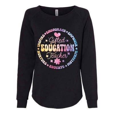 Gifted Education Teacher Appreciation Week Back To School Gift Womens California Wash Sweatshirt