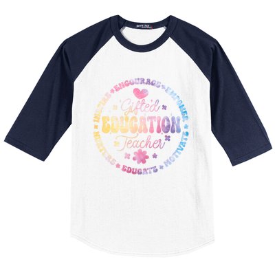 Gifted Education Teacher Appreciation Week Back To School Gift Baseball Sleeve Shirt