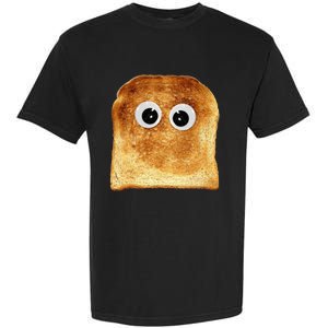 Googly Eye Toast Bread Eater Vegetarian Costume Funny Silly Garment-Dyed Heavyweight T-Shirt