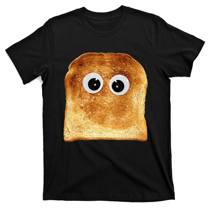 Googly Eye Toast Bread Eater Vegetarian Costume Funny Silly T-Shirt