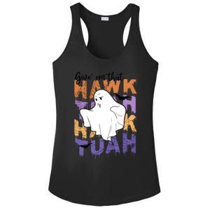 Give Em That Tuah Funny Halloween Ladies PosiCharge Competitor Racerback Tank