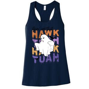 Give Em That Tuah Funny Halloween Women's Racerback Tank