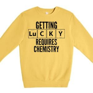 Getting Lucky Requires Chemistry Premium Crewneck Sweatshirt