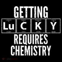 Getting Lucky Requires Chemistry Drawstring Bag