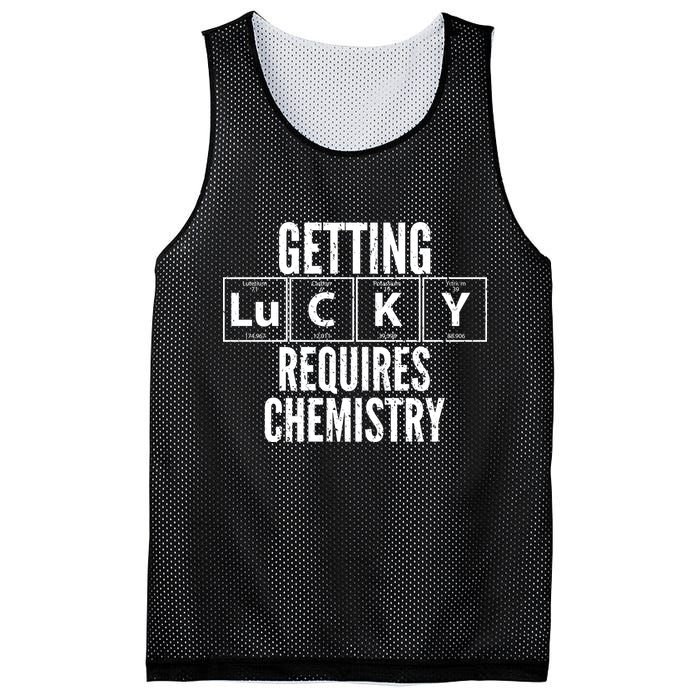 Getting Lucky Requires Chemistry Mesh Reversible Basketball Jersey Tank
