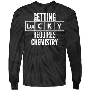 Getting Lucky Requires Chemistry Tie-Dye Long Sleeve Shirt