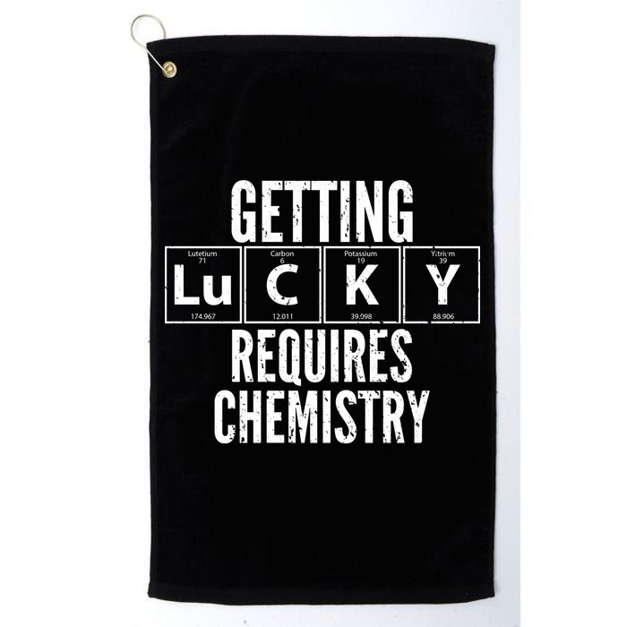Getting Lucky Requires Chemistry Golf Towel