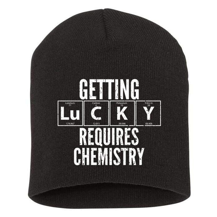 Getting Lucky Requires Chemistry Short Acrylic Beanie