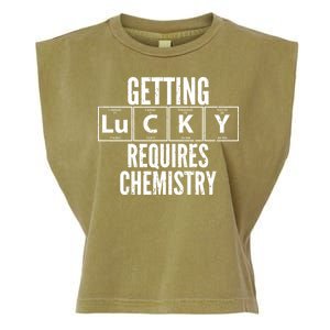 Getting Lucky Requires Chemistry Garment-Dyed Women's Muscle Tee