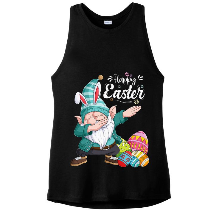 Gnome Easter Women Happy Easter Outfit Easter Ladies PosiCharge Tri-Blend Wicking Tank