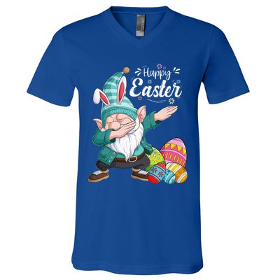 Gnome Easter Women Happy Easter Outfit Easter V-Neck T-Shirt