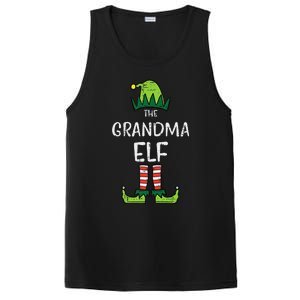 Grandma Elf Xmas Matching Christmas For Family Nana Funny PosiCharge Competitor Tank