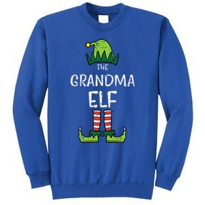 Grandma Elf Xmas Matching Christmas For Family Nana Funny Sweatshirt