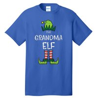 Grandma Elf Xmas Matching Christmas For Family Nana Funny Tall T-Shirt