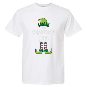 Grandma Elf Xmas Matching Christmas For Family Nana Funny Garment-Dyed Heavyweight T-Shirt