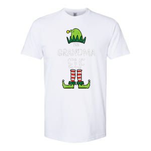 Grandma Elf Xmas Matching Christmas For Family Nana Funny Softstyle CVC T-Shirt