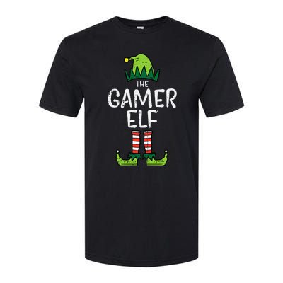 Gamer Elf Xmas Christmas Family Softstyle® CVC T-Shirt