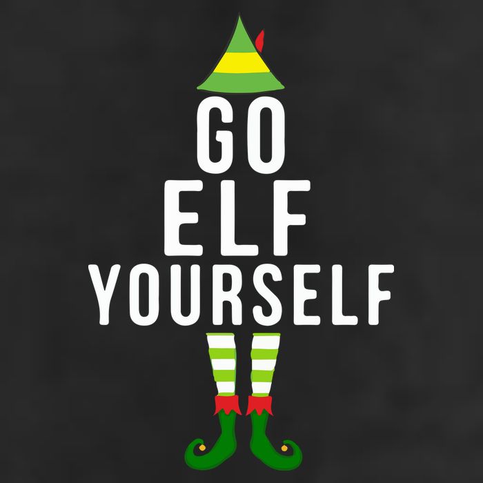 Go Elf Yourself Elf Costume Inappropriate Christmas Xmas Gift Adult Drive Performance Visor