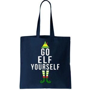 Go Elf Yourself Elf Costume Inappropriate Christmas Xmas Gift Tote Bag