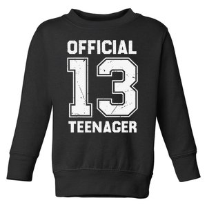 gift for 13 Teenager Birthday Toddler Sweatshirt