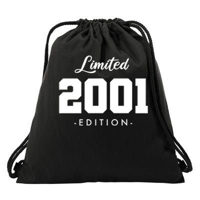 Gift for 22 Year Old 2001 Limited Edition 22nd Birthday  Drawstring Bag