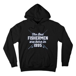 Gift For 26 Year Old Fishing Fisherman 1995 26th Birthday Hoodie